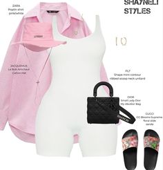 Outfits Women Streetwear, Summer Fits Baddie, Prada Outfits Women, Prada Outfits, Holiday Outfits Summer, Pentathlon, Women Streetwear, Swag Outfits For Girls