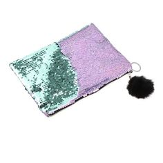 Description This is a stylish and versatile sequin bag, made of material, smooth and fine appearance, handle, convenient for use. You can also use it to storage other items like cosmetics, keys, jewelries and others more. Features - Color: Fancy purple and light green. - Material: Pet and polyester . - Size: About 27x20x1cm. - Fashionable and multifunctional pen bag can be used as pencil case, cosmetic bags, cell phone bag and coins bag. - Made of polyester material which is eco-friendly, washab Trendy Purple Cosmetic Bag With Zipper Pouch, Trendy Purple Cosmetic Bag With Zipper, Trendy Purple Zipper Pouch Cosmetic Bag, Trendy Purple Pouch For Gift, Trendy Purple Zipper Cosmetic Bag, Trendy Purple Pouch For Gifts, Trendy Purple Rectangular Cosmetic Bag, Purple Rectangular Pouch With Zipper Closure, Purple Rectangular Pouch With Zipper