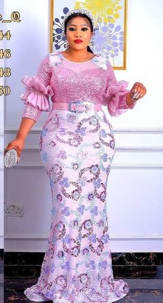 Latest Lace Gown Styles Aso Ebi, Damask Dress Styles Nigeria, Cord Lace Gown Styles, Nigerian Lace Dress, Lace Long Gown, Lace Dress Classy, Nigerian Lace Styles Dress, African Attire Dresses, Lace Dress Design