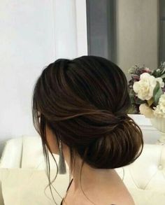 Sanggul Modern, Best Wedding Hairstyles, Wedding Hair Inspiration, Low Bun, Penteado Cabelo Curto, Wedding Hairstyles Updo, Wedding Hairstyle, Wedding Hair And Makeup, Bride Hairstyles