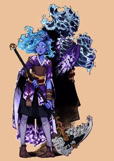 Genasi Paladin, Dnd Races, Water Effect, Biome, Dungeon Master, Fantasy Rpg