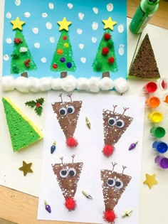 paper plate christmas tree craft for kids to make