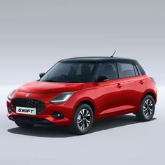 the new suzuki swift is shown in red