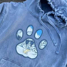 This mystic river blue, salt wash hoodie is puppy soft and decorated right here in the U.S.A. Machine wash and dry. Orders ship 3-5 business days after order is placed. Blue Washed Cotton Hoodie, Blue Washed Hooded Hoodie, Blue Washed Hoodie, Mystic River, Salt Wash, River Blue, Blue River, American Kennel Club, Program Design