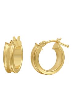 Easy-to-wear hoop earrings will add significant polish to even your most casual ensembles. 14k gold Handcrafted in Italy 14k Stamped Huggie Earrings For Anniversary, 14k Huggie Earrings For Anniversary, 14k Stamped Yellow Gold Huggie Earrings, Gold Huggie Earrings Stamped 14k, Gold 14k Stamped Huggie Earrings, Classic Stamped 14k Hoop Earrings, Stamped 14k Small Hoop Earrings, 14k Gold Hoop Earrings, Bony Levy