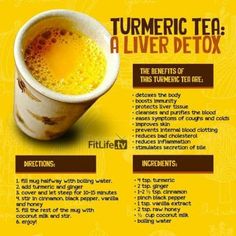 the benefits of turmetic tea for livers