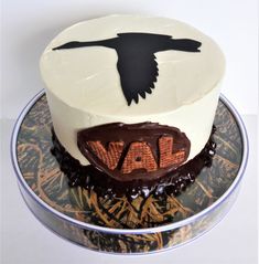 Birthday Cake For My Husband, Goose Cake, Goose Hunting, Canadian Goose, A Birthday Cake, Cakes And Cupcakes