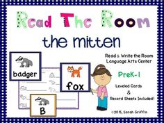 read the room poster with pictures of animals and letters on it to help students learn how to