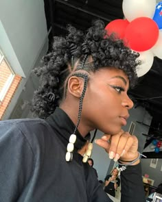 Black Hairstyles For Women, Fro Hawk, Styles For Natural Hair, Portrait Studies, Toddler Swag, Goth Hair, African Hair