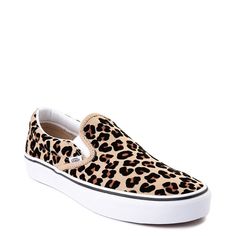 Vans Slip On Skate Shoe - Leopard | Journeys Cheetah Print Vans, Preppy Vans, Western Vans, Everyday Shoes Casual, Journey Shoes, Nike Slip On Sneakers, Cheetah Vans, Leopard Vans, Leopard Print Vans