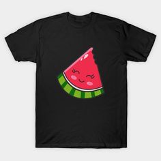 This cute kawaii watermelon design is a great gift idea for everyone who loves cute and color fruit desings. Great for summer and for lazy halloween costumes Roblox Watermelon T Shirt, Kawaii Watermelon, Watermelon Illustration, Lazy Halloween Costumes, Watermelon Design, Lazy Halloween, Watermelon Designs, Cute Kawaii, Watermelon