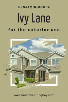 Ivy Lane 523   for the Exterior by Benjamin Moore Contemporary Homes, White Trim, Contemporary House, Natural Wood