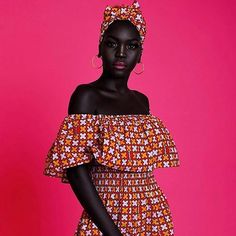 Natural afro textured hair Nyakim Gatwech, African Wedding, Stylish Fashion, Model Photography