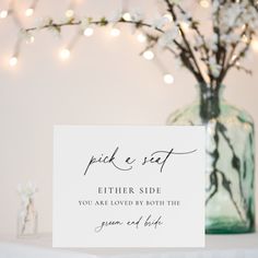 there is a card that says pink e sat either side you are loved by both the grain and light