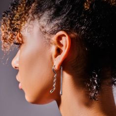 Indulge in the playful charm of Studiocult's Bobby Pin Earring, designed to mimic a gauge earring and sold in singles. This chic tarnish-free accessory is guaranteed to spark conversation and elevate any outfit. Gauged Earrings, Single Earring, Bobby Pins, Silver Earrings