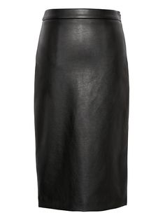 BR Leather Pencil Banana Republic Outfits, Vegan Leather Skirt, Fall Fashion Trends Women, Leather Pencil Skirt, Pencil Skirt Black, Cold Weather Outfits, Midi Skirts, Women's Skirts, Casual Winter Outfits