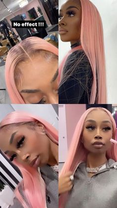 Short Pink Wig Black Women, Pink Wig Brown Roots, Pink Wig With Brown Roots, Soft Pink Hair Black Women, Rose Gold Wigs Black Women, Light Pink Frontal Wig, Pink Hair Outfit Black Women, Light Pink Wigs For Black Women, Pink Sew In