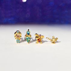 Disney Multicolor Jewelry Gift, Disney Gold Earrings As Gift, Disney Gold Earrings For Gift, Gold Disney Earrings For Gift, Disney Princess Jewelry, Shop Disney, Disney Princess Jasmine, Princess Jewelry, Baby Jewelry