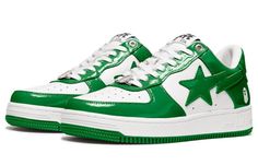 A BATHING APE Bape Sta Low 1H70-191-001-WG (SNKR) Campus Adidas, Bape Sta, Painted Canvas Shoes, Ape Bape, Kicks Shoes, Sneakers Vans, Off White Shoes, Digital Closet, Cute Nike Shoes