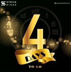 4 Days To Go! 4 Days To Go Countdown Birthday, 4days To Go Countdown, 4 Days To Go Countdown, October Countdown, Summer Transformation, Best Photography Logo, Birthday Countdown