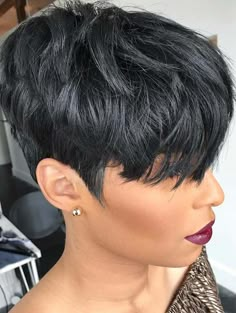 Black Hair Short Cuts, Short Black Hair, Short Human Hair Wigs, Short Straight Hair, Pixie Cut Wig, Short Haircut