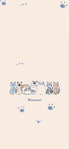 a group of cats that are standing in the snow