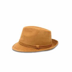 Shape: Panama Hat Fedora, Indiana Style FedoraMaterial: SuedeSize: Medium & LargeColor: CopperHat Care: Always handle your hat by the top. Do not place hat with brim on the surface, it will cause it to flatten the brim. Always Brim turned up.To dust off, use a soft brush.To remove stains, wipe with a cloth, then let it dry naturally with the brim turned up.Steam it to shape if necessary.Misshapen flat brim straw hats can be shaped carefully with a lukewarm - not hot - steam iron Artisan Brown Fedora With Flat Brim, Artisan Brown Fedora Hat, Brown Brimmed Fedora One Size, Brown Wide-brim Fedora For The Beach, Brown Fedora, One Size For Outdoor, Short Brim Hat, Suede Shorts, Hot Steam, Hat Fedora