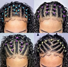 Braids And Twists, Waterfall Braids, Kids Curly Hairstyles, Natural Curls Hairstyles