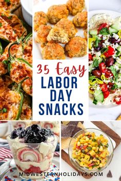 labor day snacks that are easy to make