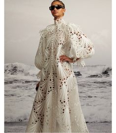 Eyelet Lace, 가을 패션, Couture Collection, White Fashion, Organic Shapes, Modest Fashion