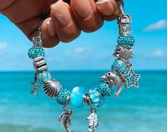 Crustaceancore Charm, Ocean Charm - Etsy Silver Starfish Charm Bracelet For Beach, Silver Charm Bracelet With Starfish For Beach, Beach Ocean-inspired Charm Bracelet, Silver Charm Bracelet With Lobster Clasp For Beach, Blue Charms With Lobster Clasp For Jewelry Making, Silver Charm Bracelet For The Beach, Handmade Blue Charm Bracelet For Beach, Blue Charm Bracelets For The Beach, Handmade Silver Charm Bracelet For Beach