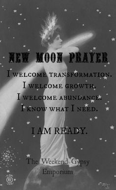 Visit the post for more. New Moon Prayer, Moon Prayer, Moon Spells, Magic Moon, New Moon Rituals, Full Moon Ritual, Under Your Spell, Sup Yoga, Moon Cycles