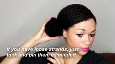 The Super Simple Side Bun Tutorial African American Hair Styles, Side Bun Tutorial, Hair Care Videos, African American Natural Hairstyles, Afro Hair Tutorial, Natural Hair Videos Tutorials, Natural Hair Pictures, African American Hair Care, Side Bun Hairstyles