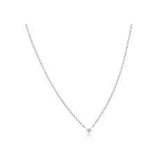 Your single diamond necklace has just gotten an upgrade! A solitaire diamond is handcrafted in our Randall chain. The ultimate piece to keep it classic and chic on a daily basis. 14k solid yellow gold, white gold, rose gold 0.10 carat total weight 16 inch Made to order. Lead time is 8 weeks. Benefits of Solid 18k Gold Jewelry Most loved for its durability and longevity Can be worn daily and requires less maintenance and care than plated, vermeil, or silver jewelry Sweat/water resistant so you ca Modern Necklace With Single Round-cut Diamond, Modern Necklace With Single Round Cut Diamond, Modern Single Diamond Round Cut Necklace, Modern Round Diamond Necklace, Modern Solitaire Necklace With Single Diamond In Diamond White, Modern Solitaire Diamond Necklace, Modern Single Diamond Necklace In Diamond White, Modern Single Diamond White Jewelry, Modern White Jewelry With Single Diamond