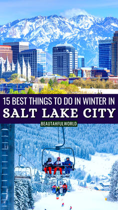 15 Best Things to do in the Winter in Salt Lake City + Secret Local Tips Salt Lake City In October, Salt Lake City Utah Things To Do In, Salt Lake City In Winter, Winter In Salt Lake City Utah, Salt Lake City Utah Winter, Must See In Salt Lake City Utah, Utah National Parks Road Trip, Utah Camping, Zion National Park Utah