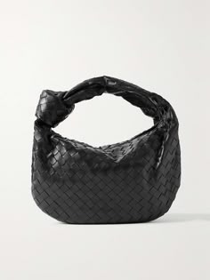 BOTTEGA VENETA Jodie Teen knotted intrecciato leather tote Black Bottega Bag, Bottega Veneta Bag Jodie, Bottega Veneta Bag Black, Bottega Jodie, Bottega Veneta Bag Tote, Bottega Bag, Bottega Veneta Jodie, Bottega Veneta Bag, Fall 24