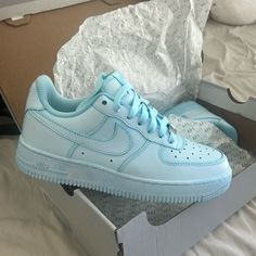 Had My Daughters Brand New Shoes Professionally Dipped And She Didn’t Like Them Kids 5.5 Or Women’s 7 Blue Nike Air Force 1 With Round Toe, Nike Air Force 1 Light Blue For Streetwear, Blue Synthetic Nike Air Force 1 Sneakers, Sporty Nike Air Force 1 In Light Blue, Blue Nike Air Force 1 Sneakers, Nike Wrestling Shoes, Nike Air Vapormax 2019, White Athletic Shoes, Nike Air Force 1 Custom