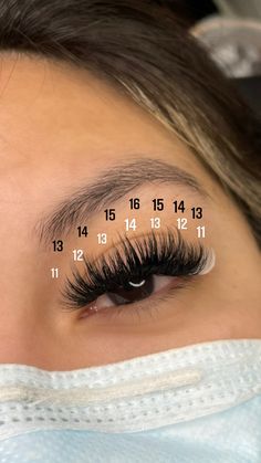 Doll Eye Wispy Lash Extensions Mapping, Wispy Set Mapping, Whisky Lash Extensions Map, Lash Extensions Mapping Styles Wispy, Eyelash Extensions Hybrid Styles, Map Extension Eyelash, Lash Mapping Ideas, Lash Maps For Big Eyes, Eyelash Extension Set Up