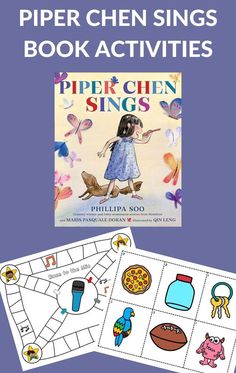 These Piper Chen Sings book activities are perfect for building early literacy skills. Free printable activity included. #bookactivities #readfortherecordday #GrowingBookbyBook Character Education Activities, Structured Literacy, Phonological Awareness Activities, Free Printable Activities, Elementary Writing, Books For Moms, Book Community, Kids Learning Activities