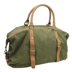 It is a medium-size nature canvas vintage-looking travel bag for 2-3 days of travel or even for gym purposes. This model used a lot of full grain cow hide leather to produce with fabric canvas. The taste of a completely western cowhide. The long leather handle can let you can carry it by hand or shoulder. This model come with a cross-body shoulder strap. Color: Green. Notebook Holder, Canvas Duffle Bag, Overnight Travel Bag, Day Bag, Panel Design, Duffel Bag, Antique Style, Full Grain Leather, Leather Handle