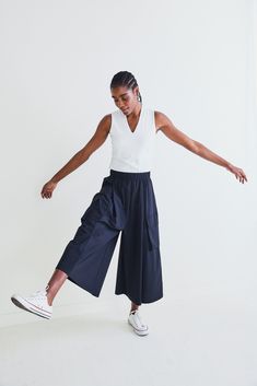 The Cargo Skirt Pants Summer Versatile Cargo Pants With Loosely Fitted Hips, Versatile Summer Cargo Pants With Loosely Fitted Hips, Summer Versatile Cargo Pants, Chic Stretch Cargo Pants For Summer, Chic Stretch Summer Cargo Pants, Chic Summer Stretch Cargo Pants, Stretch Parachute Pants For Summer Workwear, Summer Workwear Cargo Pants With Elastic Waistband, Versatile Summer Workwear Cargo Pants