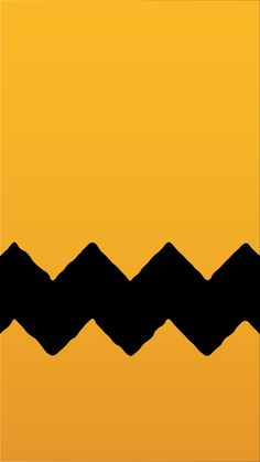 an orange and black background with wavy lines in the shape of zigzags