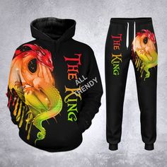 Each all-over printed hoodie and pair of joggers constructed with a high quality of fleece that is ultra-soft and incredibly comfortable. Features a specialty high definition heat-dye application that ensures long-lasting color vibrancy even after machine washing. Fabric is durable and resistant to wrinkles, shrinking, and mildew. Each all-over printed item is custom printed, cut, [...] Casual Graphic Print Sweatpants For Winter, Fall Graphic Print Sweatpants For Streetwear, Winter Athleisure Tracksuit With Graphic Print, Graphic Print Athleisure Tracksuit, Casual Streetwear Tracksuit With Graphic Print, Winter Tracksuit With Graphic Print Sportswear, Casual Tracksuit With Graphic Print For Streetwear, Winter Sportswear Tracksuit With Graphic Print, Winter Graphic Print Tracksuit Sportswear