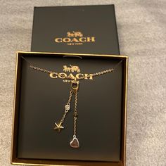 Brand New Coach Necklace But The Logo “C” Has A Little Vintage Gold Looking. Coach Necklace, Logo C, Vintage Gold, Womens Jewelry Necklace, Jewelry Necklaces, Womens Sizes, Women Jewelry, Necklaces, Brand New