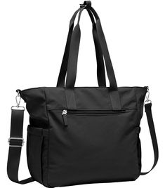 PRICES MAY VARY. 【Washable Tote Bag SIZE】This tote bag with laptop compartment can only fit laptops up to 15.3in, don't buy over that size!!!! The Tote Bag with zipper has a size of 13"L x5.5"W x13"H, and the Detachable Adjustable Shoulder Strap is 48in long. The travel tote with luggage sleeve weighs only 1.25 lbs and has a durable zipper that slides easily for smooth use. 【DURABLE MATERIAL】This travel tote with trolley sleeve is made of high-quality waterproof and tear-resistant fabric. It is Laptop Tote Bag, Teacher Bags, Laptop Tote, Nylon Tote Bags, Work Tote, Travel Tote Bag, Crossbody Tote Bag, Top Handle Handbags, Nylon Tote