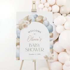 Boho Pampas Grass Arch Baby Shower Welcome Sign | Zazzle