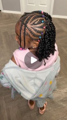 Toddler Back To School Hairstyles Black, Half Up Down Braided Hairstyles Kids, Hair Braid Designs For Kids, Kids Braided Hairstyles Two Ponytails, Heart Braided Hairstyles For Kids, Toddler Individual Braids, Natural Hair Styles Kids Black, Toddler Stitch Braids, Natural Braid Styles For Little Black Girls Kids