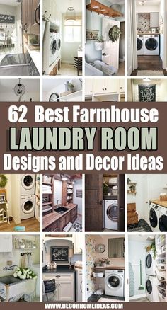 the best farmhouse laundry room designs and decor ideas