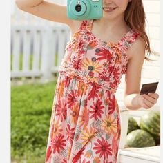 Nwt Enjoy The Ride Dress Matilda Jane Playful Pink Sundress For Vacation, Playful Pink Floral Print Dresses, Cute Pink Floral Print Sundress, Pink Sundress For Summer, Paper Doll Dress, Bee Dress, Secret Dress, Afternoon Dress, Boho Boutique