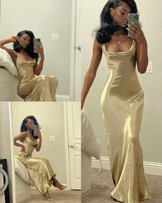 SR1365,Gold Mermaid Sexy Prom Dress Long Evening Dresses Formal Gown sold by SheRose on Storenvy Long Dresses Poses, Backless Evening Dress, 파티 드레스, Floor Length Prom Dresses, Prom Dress Inspiration, Cute Prom Dresses, Pretty Prom Dresses, Prom Outfits, Nature Tattoos